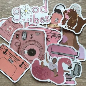 pink sticker pack